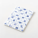 Midori Yuru Log Notebook - Blue Nordic - Winter's Moon 