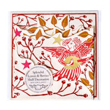cambridge imprint - Splendid Shelf Decoration Leaves And Berries - winter's moon
