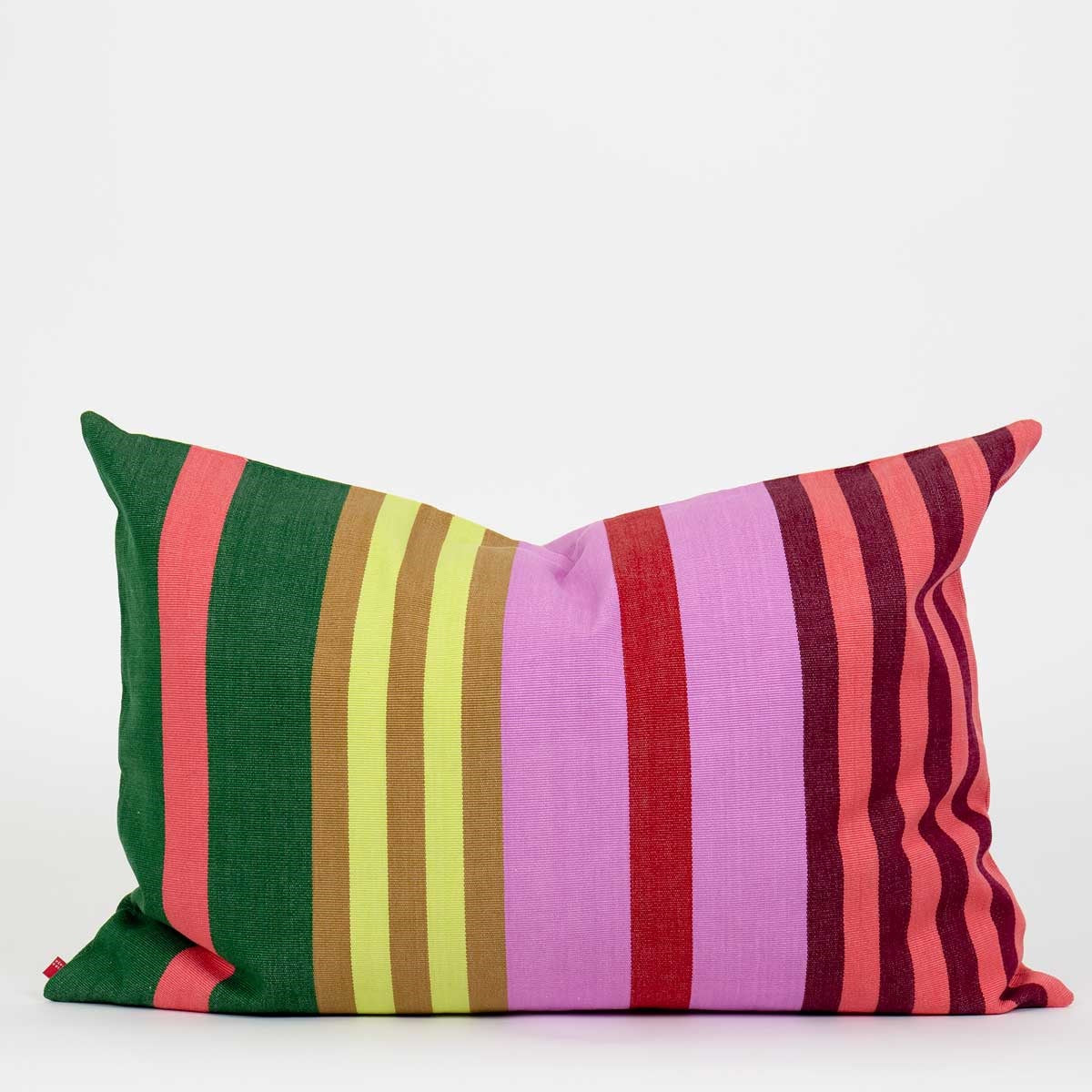 'Elsa' Striped Handmade Cushion - Winter's Moon 