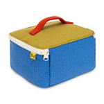 fluf - cobalt circus square lunch bag - winter's moon