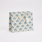 Block Printed Luxury Gift Bags - Medium (Indigo) - Winter's Moon 