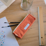 Organic Cotton Canvas Pencil Case - Winter's Moon 