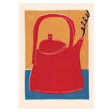 'Red Teapot' Art Print