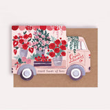 'Truck Loads of Love' Greetings Card - Winter's Moon 