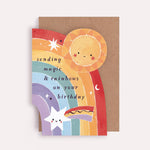 Rainbow Birthday Card - Winter's Moon 