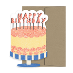 'Happy Birthday Cake' Greetings Card - Winter's Moon 