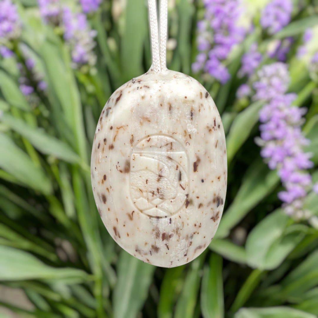 French Lavender Exfoliating Soap On A Rope - Winter's Moon 