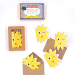 'Star Blink' - Box of 6 Mini Greetings Cards - Winter's Moon 