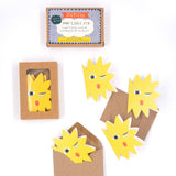 'Star Blink' - Box of 6 Mini Greetings Cards - Winter's Moon 