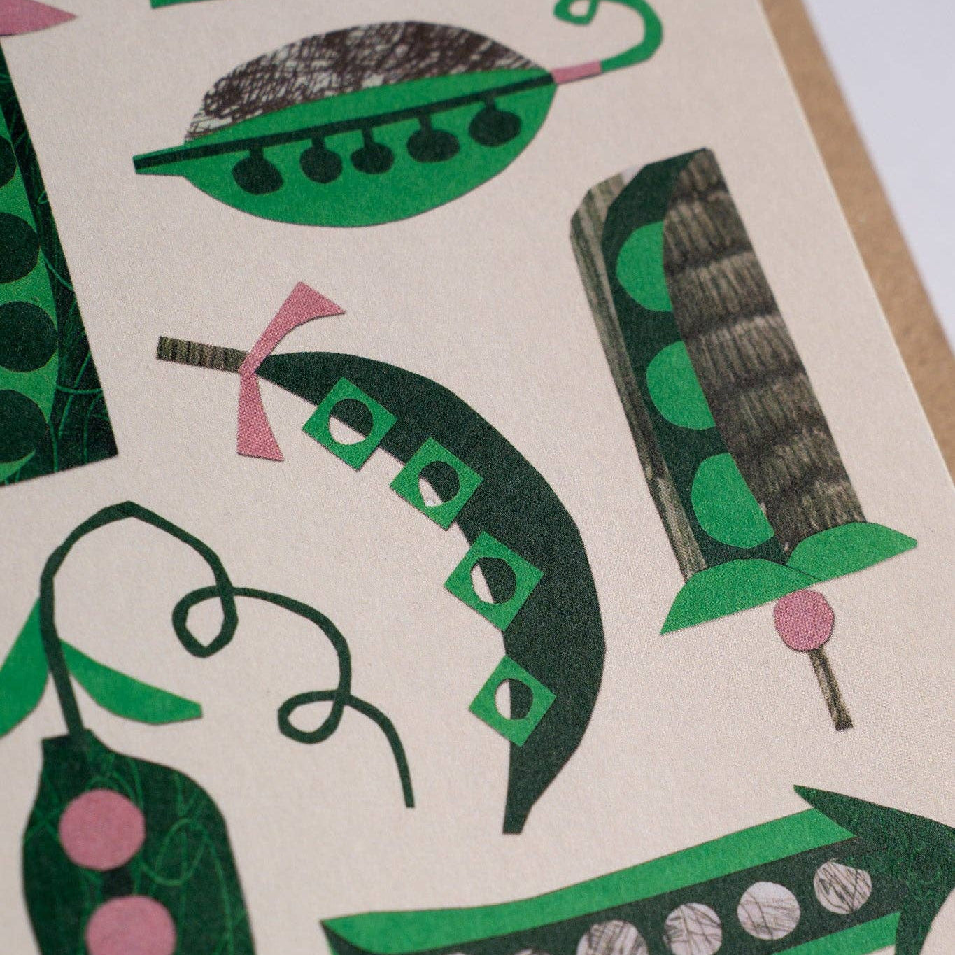 cait mceniff - allotment card on white background with brown envelope - winter's moon