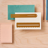Brass Stencil Ruler
