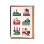 cait mceniff - cake assortment collage card on white background - winter's 