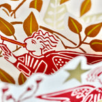 cambridge imprint - Splendid Shelf Decoration Leaves And Berries - winter's moon