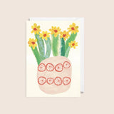 'Daffodils' Mini Greetings Card