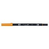 tombow abt - orange dual pen on white background - winter's moon