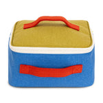 fluf - cobalt circus square lunch bag - winter's moon