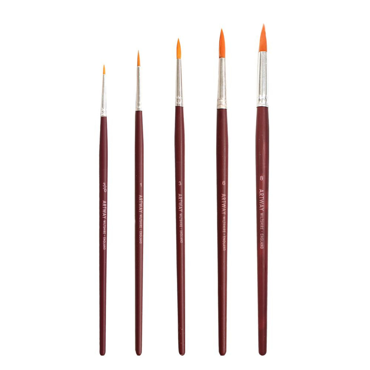Artway Synthetic Fine Point Brush Set - Winter's Moon 