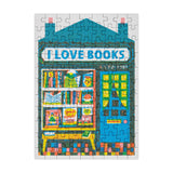 Book Shop - 99 Piece Mini Jigsaw - Happily Puzzles - Winter's Moon 