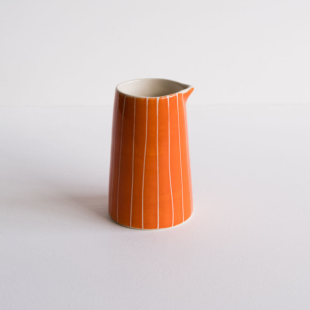 Striped 'Creamer' Jug - Winter's Moon 