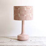 Blush Pink Table Lamp & Pink 'Bloom' Shade - Winter's Moon 
