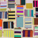 Fairtrade Colourful Striped  Purse - Winter's Moon 