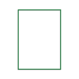 Green Wooden Picture Frame - Winter's Moon 