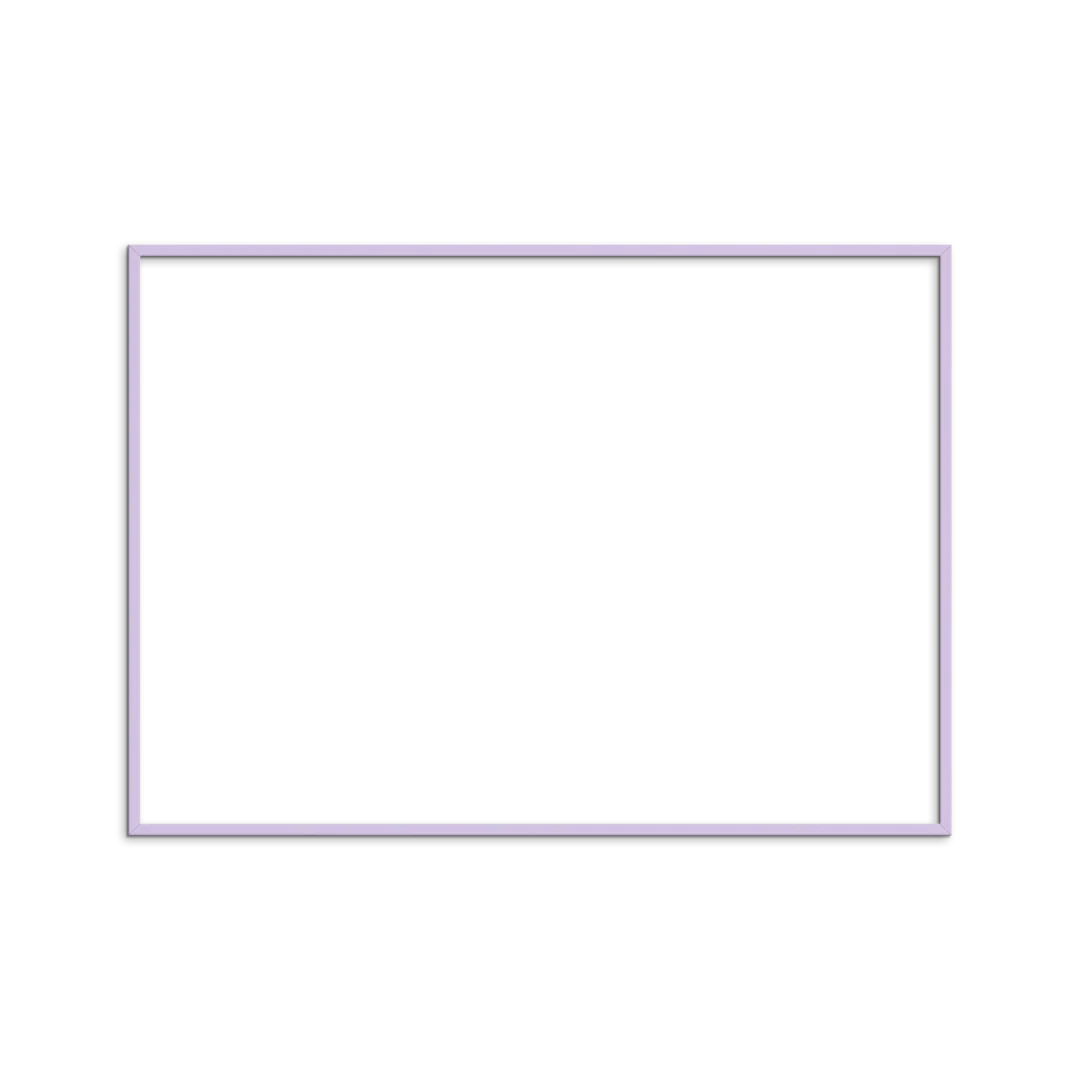 Lilac Wooden Picture Frame - Winter's Moon 