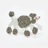 'The Poodle' Greetings Card - Winter's Moon 