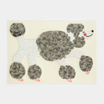 'The Poodle' Greetings Card - Winter's Moon 