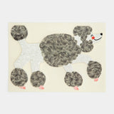 'The Poodle' Greetings Card - Winter's Moon 