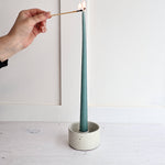 Tapered Dinner Candles - Hanging Pair - Winter's Moon 