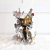 ‘Christmas Treehouse' Pop and Slot Advent Calendar - Winter's Moon 