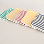 Small Linen Coated Tray - Winter's Moon 