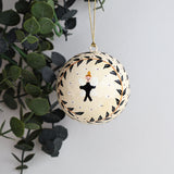 Papier Mâché Baubles - Gold