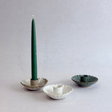 Ceramic Fluted Candle Holder