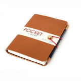 Soft Leather Pocket Journal - Winter's Moon 
