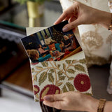 Photo Frame Block Printed Christmas Card