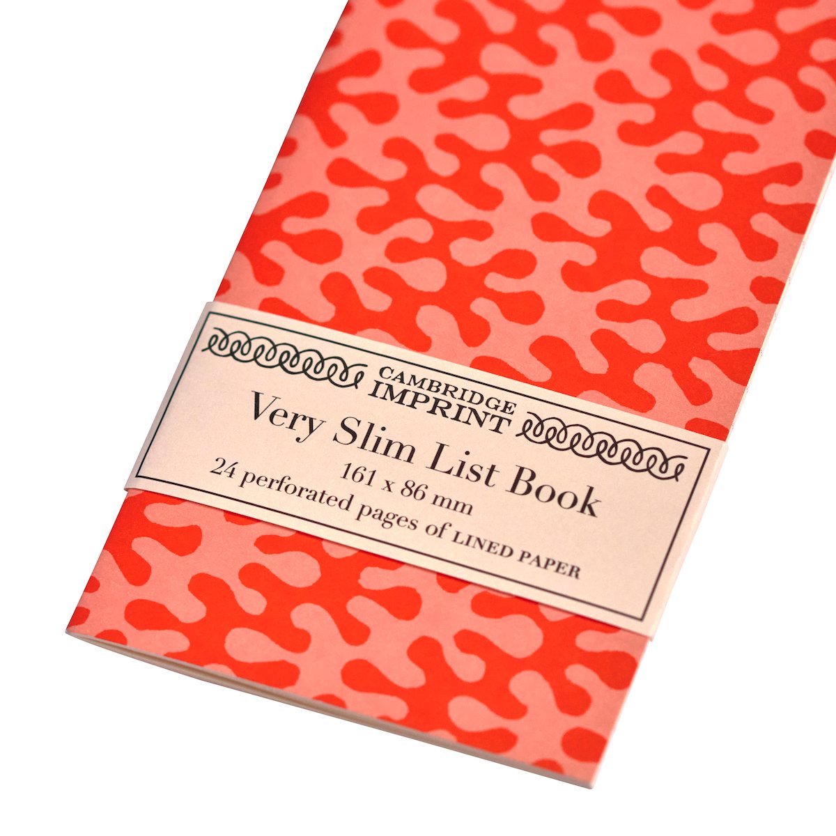 Very Slim List Book - Kelp Tangerine - Winter's Moon 