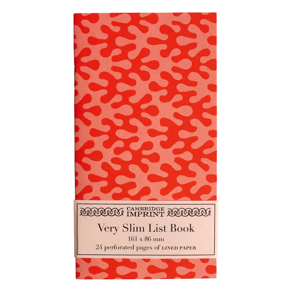 Very Slim List Book - Kelp Tangerine - Winter's Moon 