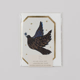 Concertina Dove Die Cut Mini Card
