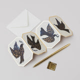 Concertina Dove Die Cut Mini Card