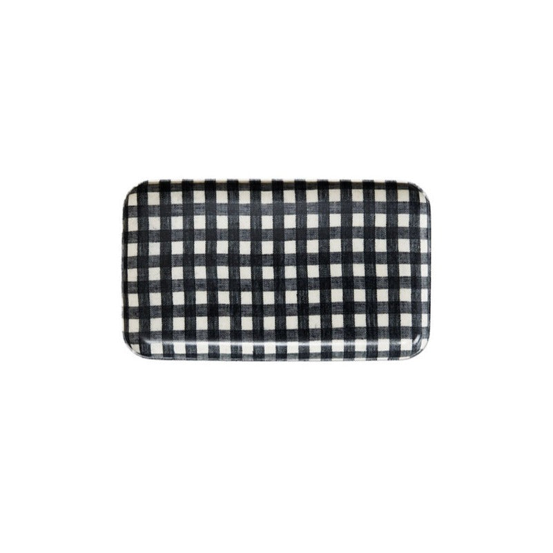 Small Linen Coated Tray - Winter's Moon 
