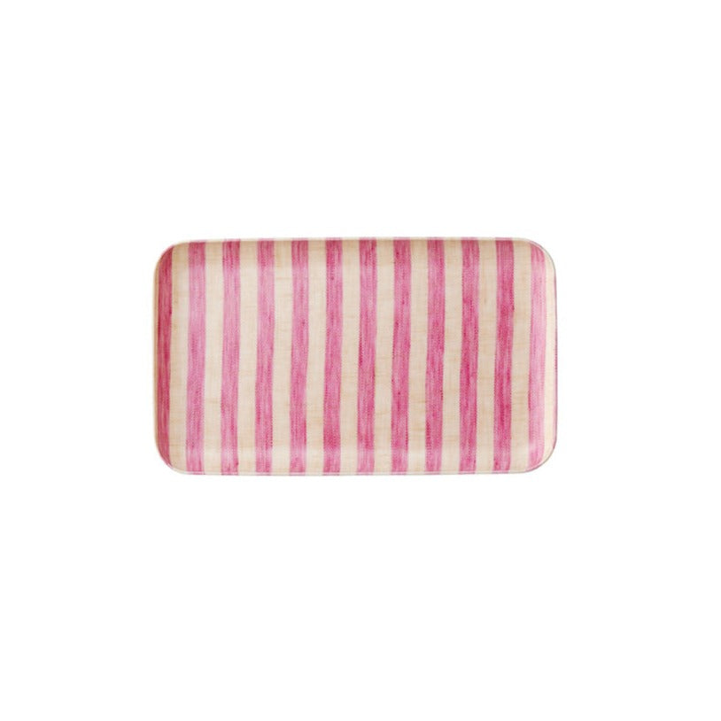 Small Linen Coated Tray - Winter's Moon 