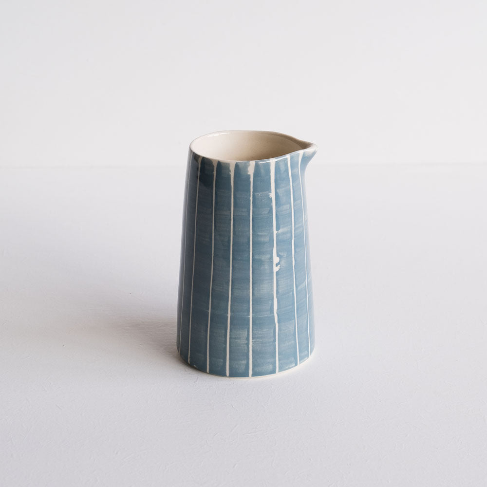Striped 'Creamer' Jug - Winter's Moon 