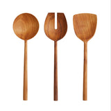 Teak Spatula Set - Winter's Moon 