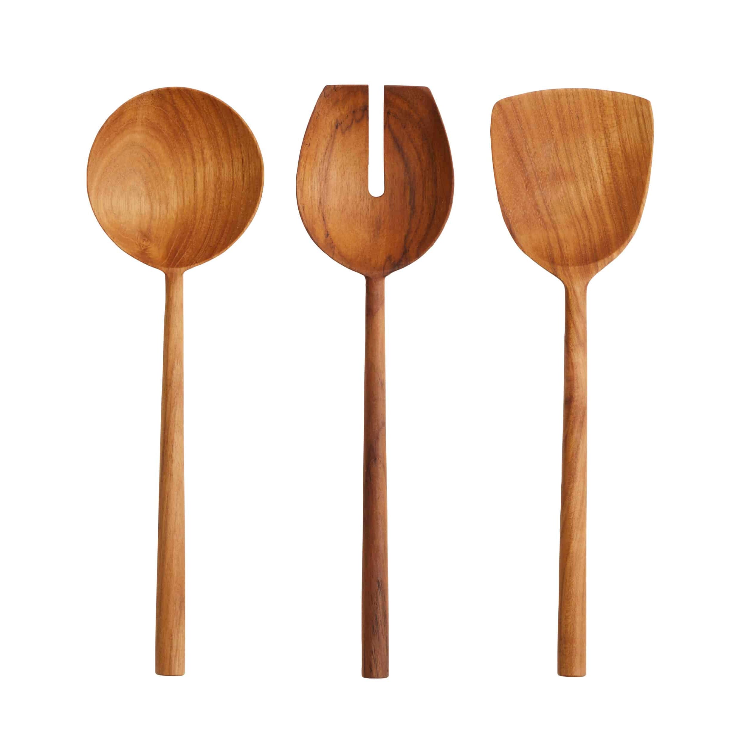 Teak Spatula Set - Winter's Moon 