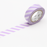 MT Washi Tape - Stripe Lilac - Winter's Moon 