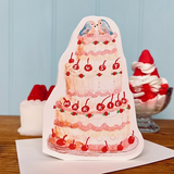 'Wedding Cake' Die Cut Greetings Card - Winter's Moon 