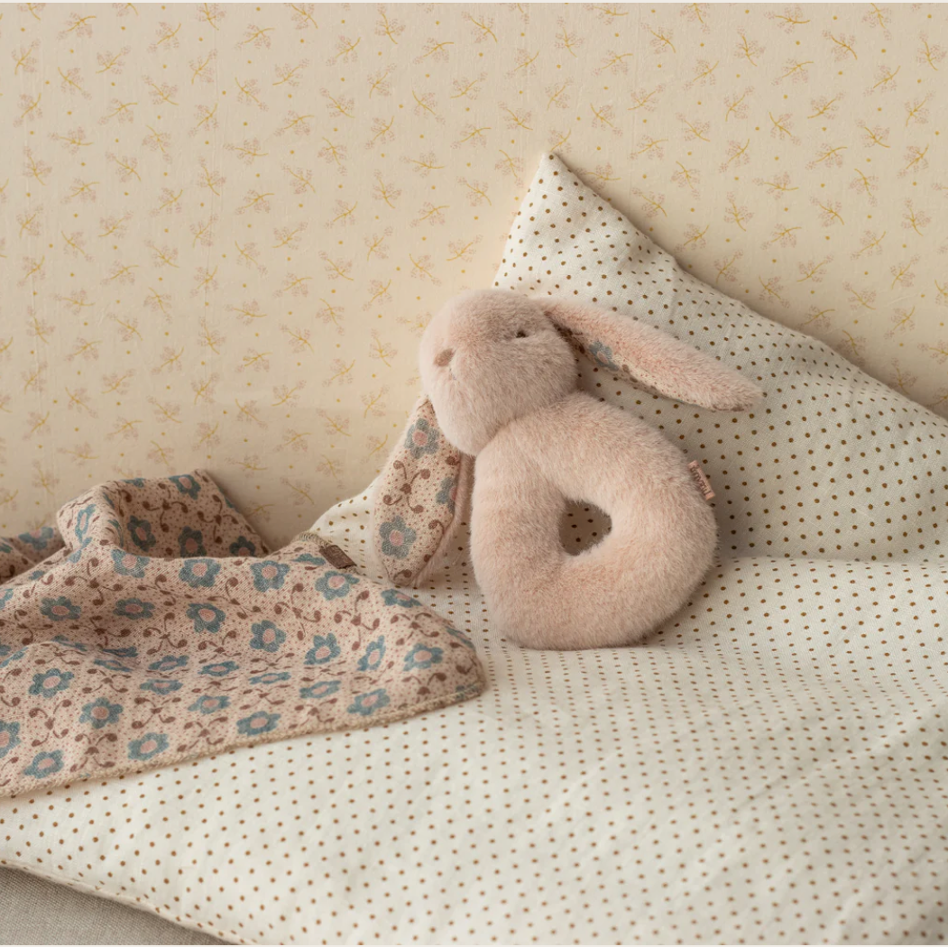 Maileg Bunny Rattle Set - Powder - Winter's Moon 