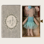 Maileg Dance Mouse In Daybed - Little Sister - Winter's Moon 